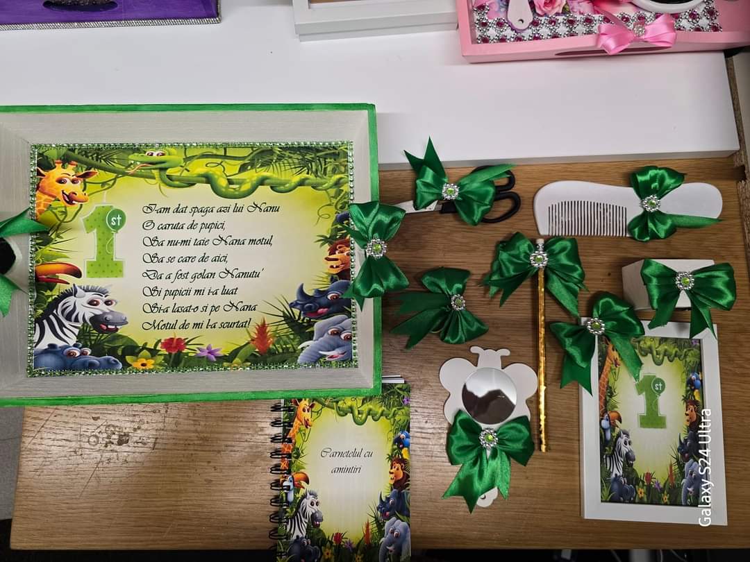 💝 Personalized Baby’s First Haircut / Mot Ceremony Memory Set 💝