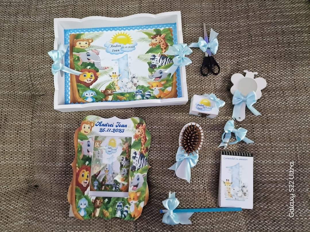 💝 Personalized Baby’s First Haircut / Mot Ceremony Memory Set 💝