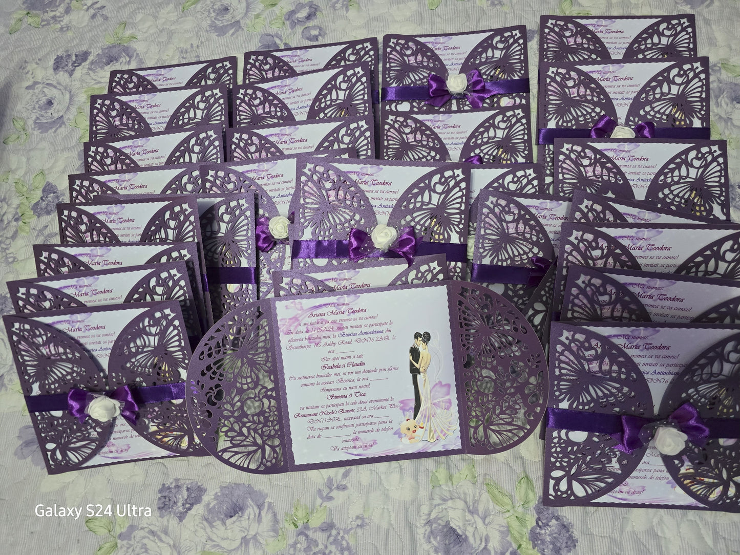 💌 Elegant Laser-Cut Wedding Invitations – Fully Personalized 💌