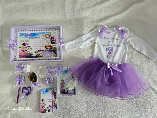 💖 Personalized Baby First Year Ceremony Set – Complete Outfit & Keepsake Accessories 💖