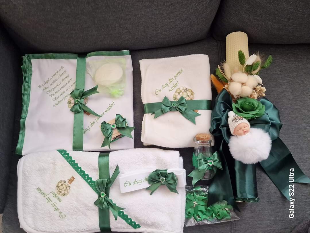 ✨ Personalized Baptism Set – Complete Christening Outfit & Accessories ✨