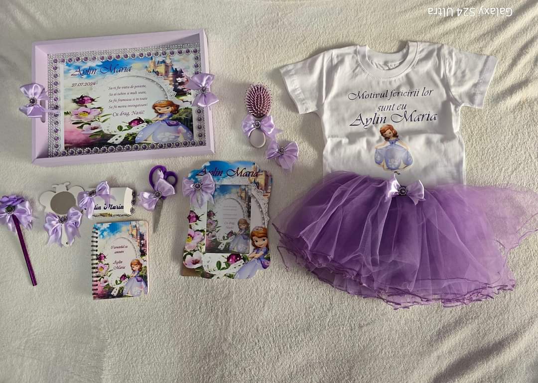 💖 Personalized Baby First Year Ceremony Set – Complete Outfit & Keepsake Accessories 💖