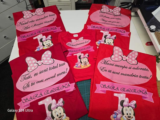 👨‍👩‍👧‍👦 Personalized Family T-Shirt Set – Custom Printed with Name, Photo & Message 👨‍👩‍👧‍👦