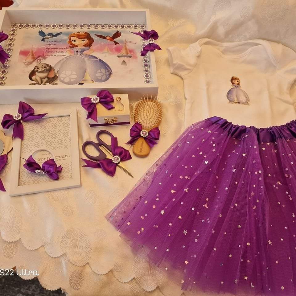 💖 Personalized Baby First Year Ceremony Set – Complete Outfit & Keepsake Accessories 💖