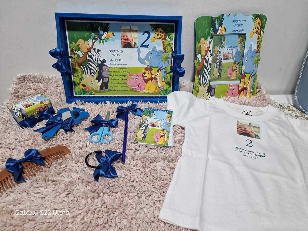 💖 Personalized Baby First Year Ceremony Set – Complete Outfit & Keepsake Accessories 💖