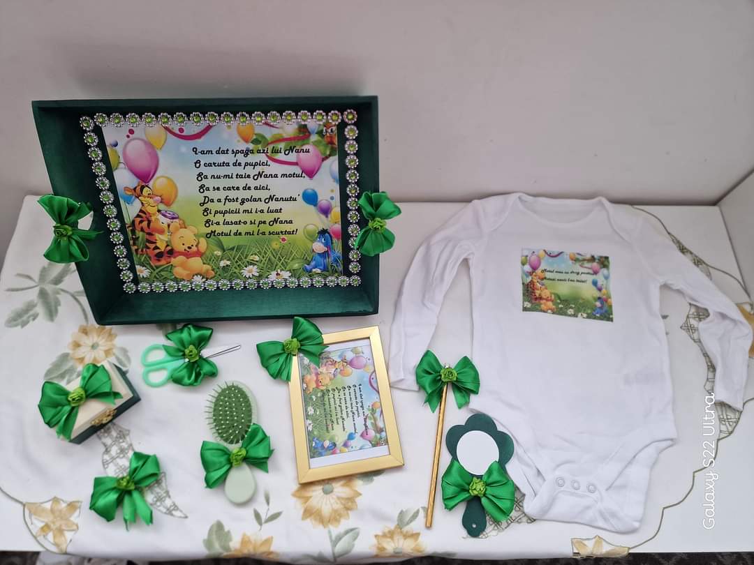 💖 Personalized Baby First Year Ceremony Set – Complete Outfit & Keepsake Accessories 💖
