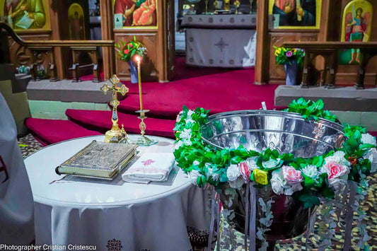 🌸 Baptismal Font Floral Decoration – Custom Christening Decor 🌸